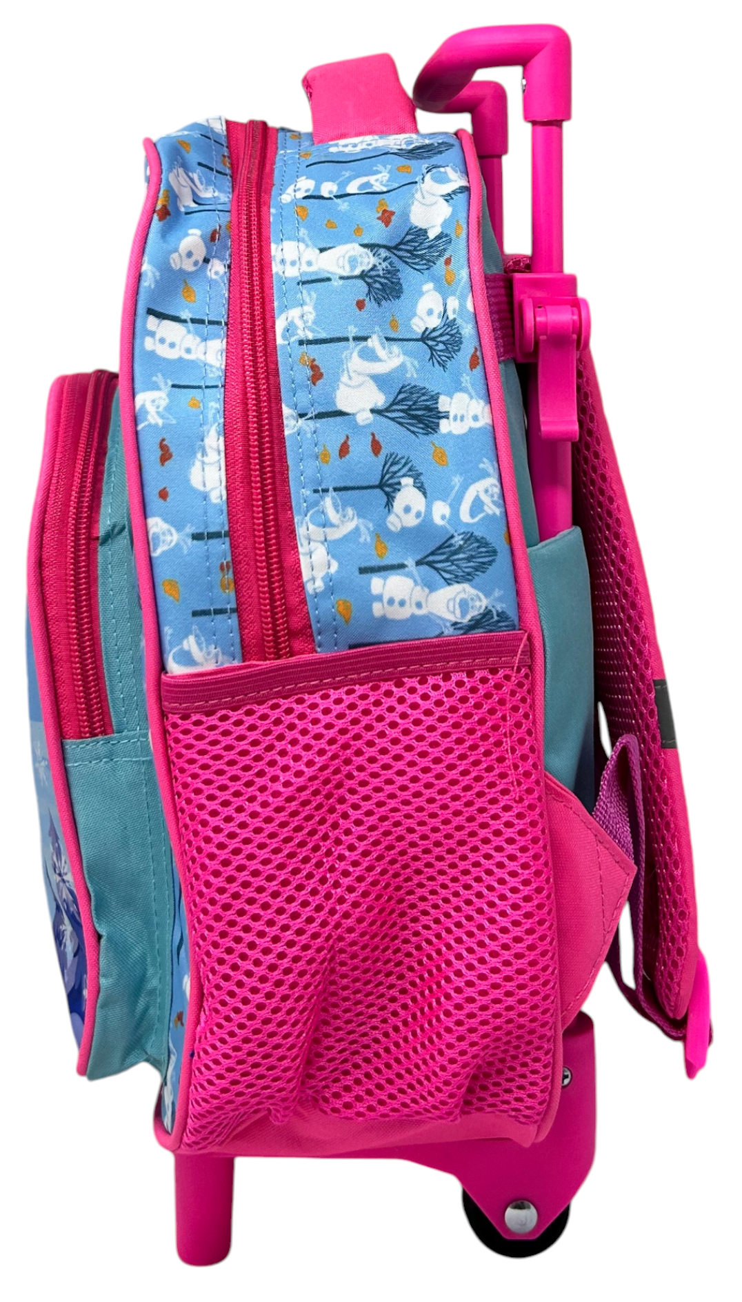 Zaino Asilo Trolley Frozen DISNEY con Tasca Frontale 30 Cm. Manico Allungabile - 673115