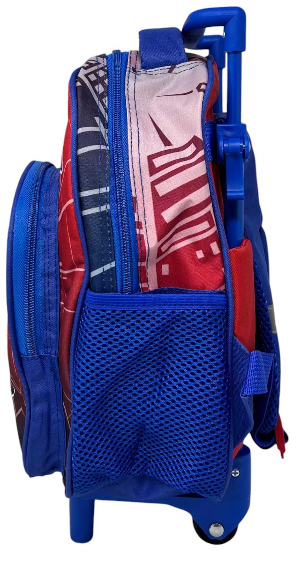 Zaino Asilo Trolley Spiderman MARVEL con Tasca Frontale 30 Cm. Manico Allungabile - 673085