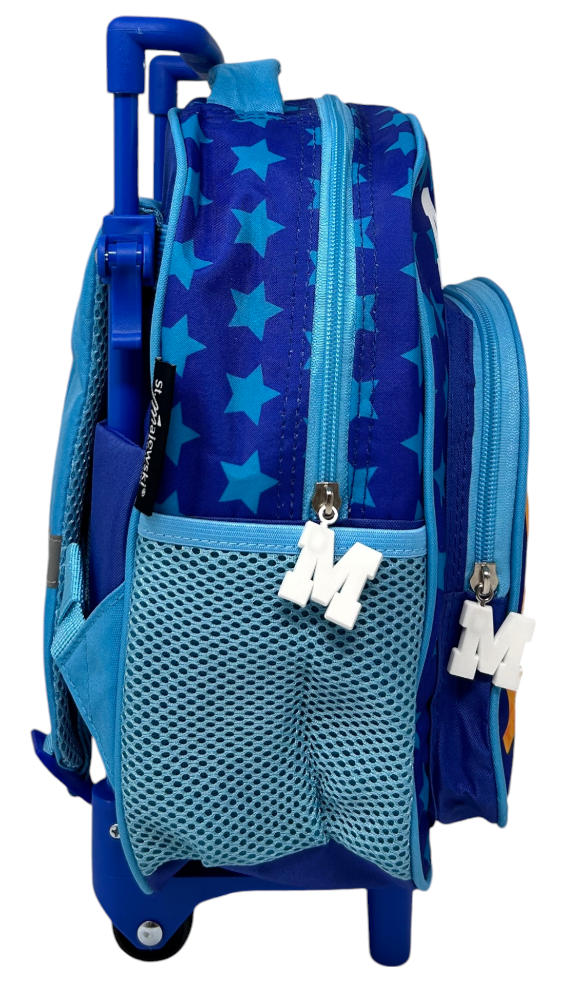 Zaino Asilo Trolley Mickey Mouse DISNEY con Tasca Frontale 30 Cm. Manico Allungabile - 673078