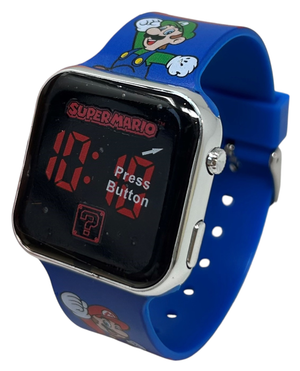 Orologio a LED Super Mario da Polso Digitale con Cinturino Silicone - Gsm4236