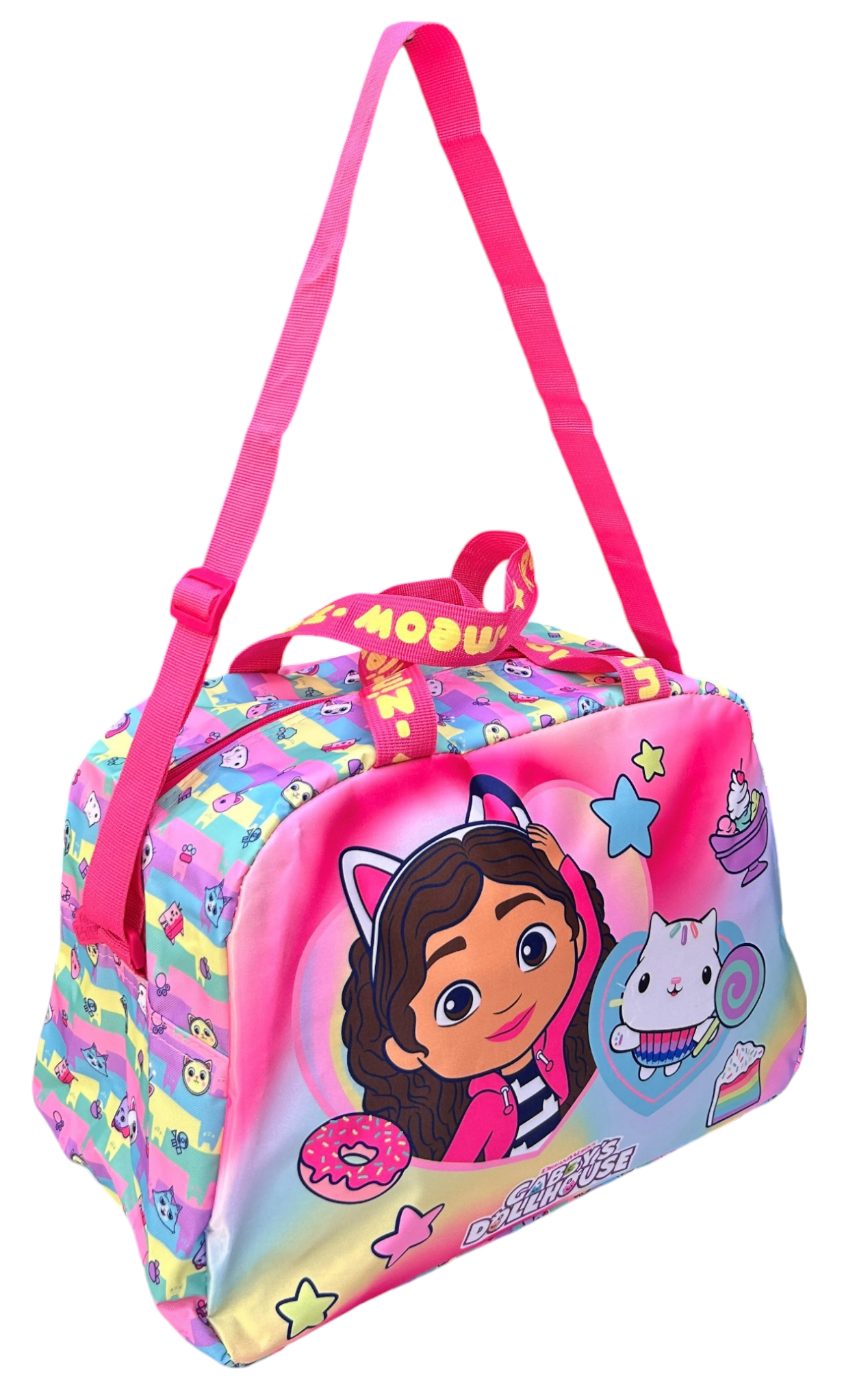 Borsa Palestra Gabby's Dollhouse Borsone da Viaggio Bambina Palestra Cm. 40x26x21 - O10287mc