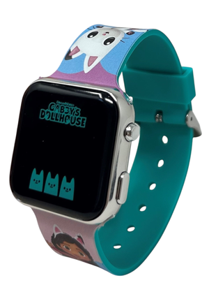 Orologio a LED Gabby's Dollhouse da Polso Digitale con Cinturino Silicone - Gd00019