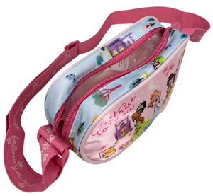 Borsa Passeggio con Tracolla Principesse DISNEY a Forma di Cuore - D08314mc