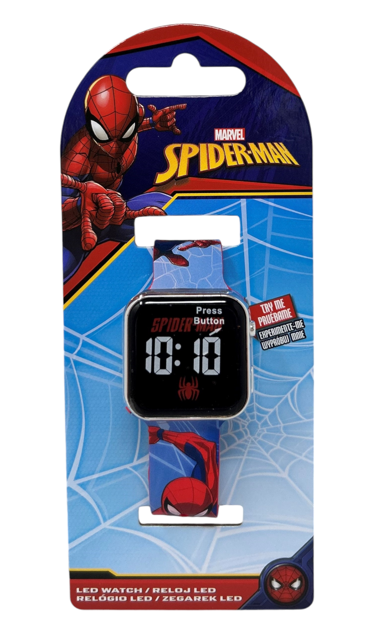 Orologio a LED Spiderman MARVEL da Polso Digitale con Cinturino Silicone - Spd4987