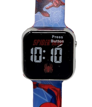 Orologio a LED Spiderman MARVEL da Polso Digitale con Cinturino Silicone - Spd4987