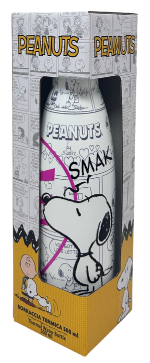 Bottiglia Termica Snoopy Borraccia in Acciaio Inossidabile 500 Ml - P10246te/b