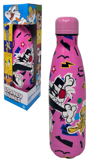 Bottiglia Termica Titti e Silvestro Looney Tunes Borraccia in Acciaio Inossidabile 500 Ml - L09100te/f