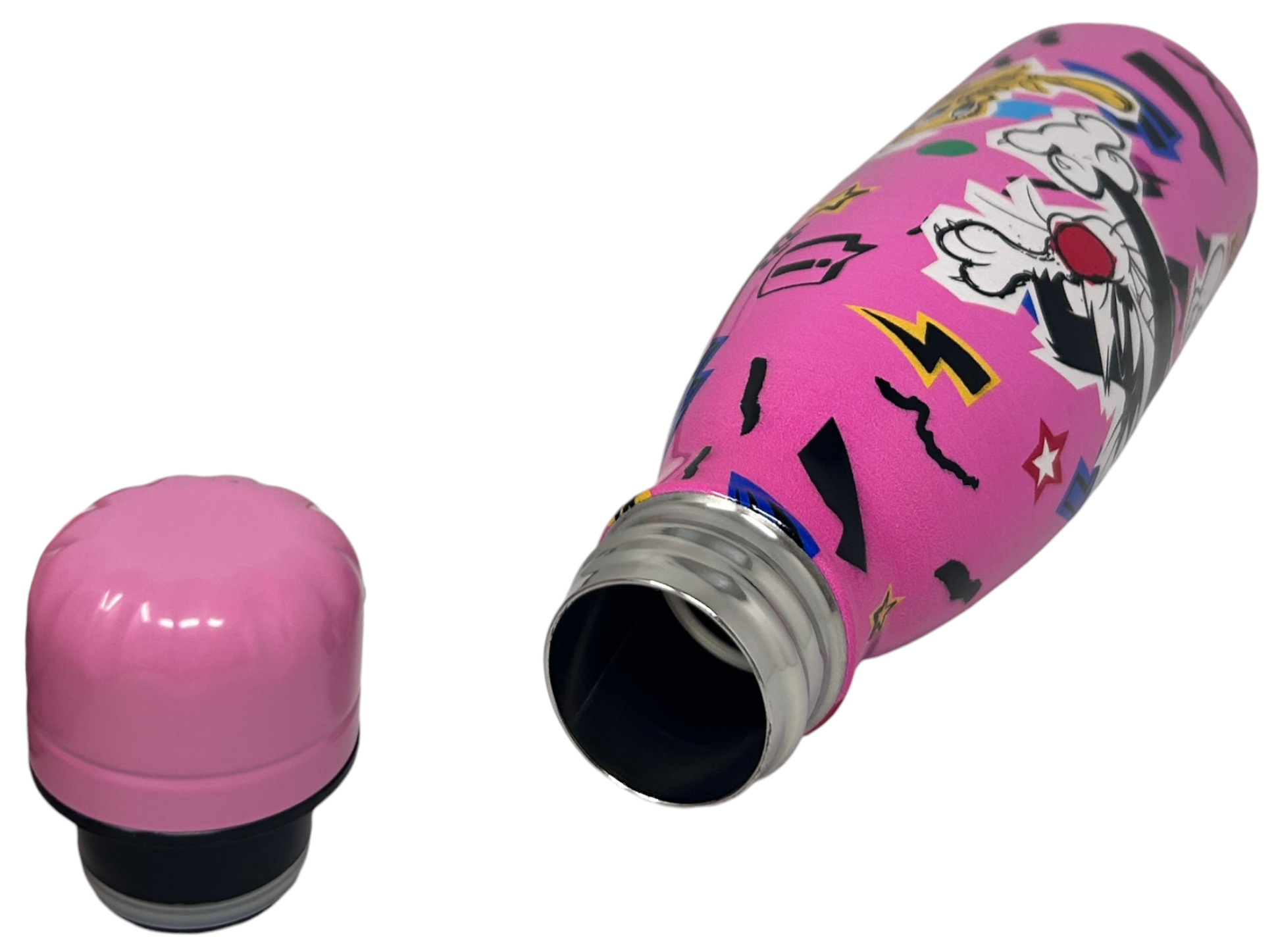 Bottiglia Termica Titti e Silvestro Looney Tunes Borraccia in Acciaio Inossidabile 500 Ml - L09100te/f