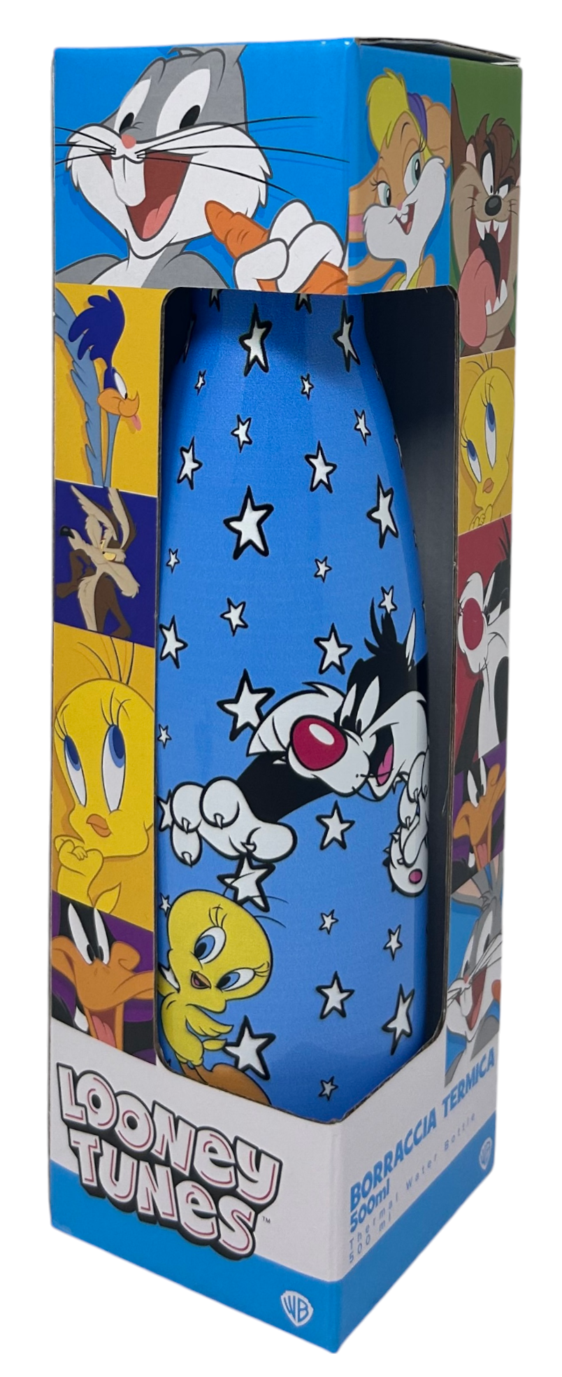 Bottiglia Termica Titti e Silvestro Looney Tunes Borraccia in Acciaio Inossidabile 500 Ml - L09100te/a