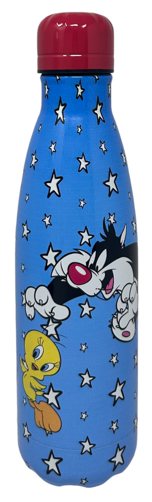 Bottiglia Termica Titti e Silvestro Looney Tunes Borraccia in Acciaio Inossidabile 500 Ml - L09100te/a