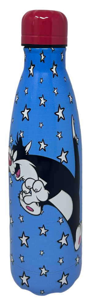 Bottiglia Termica Titti e Silvestro Looney Tunes Borraccia in Acciaio Inossidabile 500 Ml - L09100te/a
