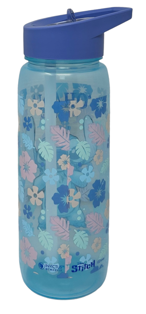Borraccia Stitch DISNEY con Beccuccio Ripiegabile 600 Ml  Pp Trasparente - 843358