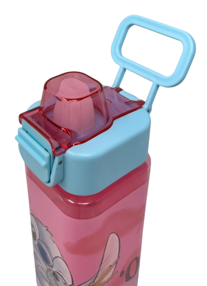 Borraccia Quadrata Stitch DISNEY 500 Ml in Plastica Riutilizzabile con Apertura a Scatto - 843402