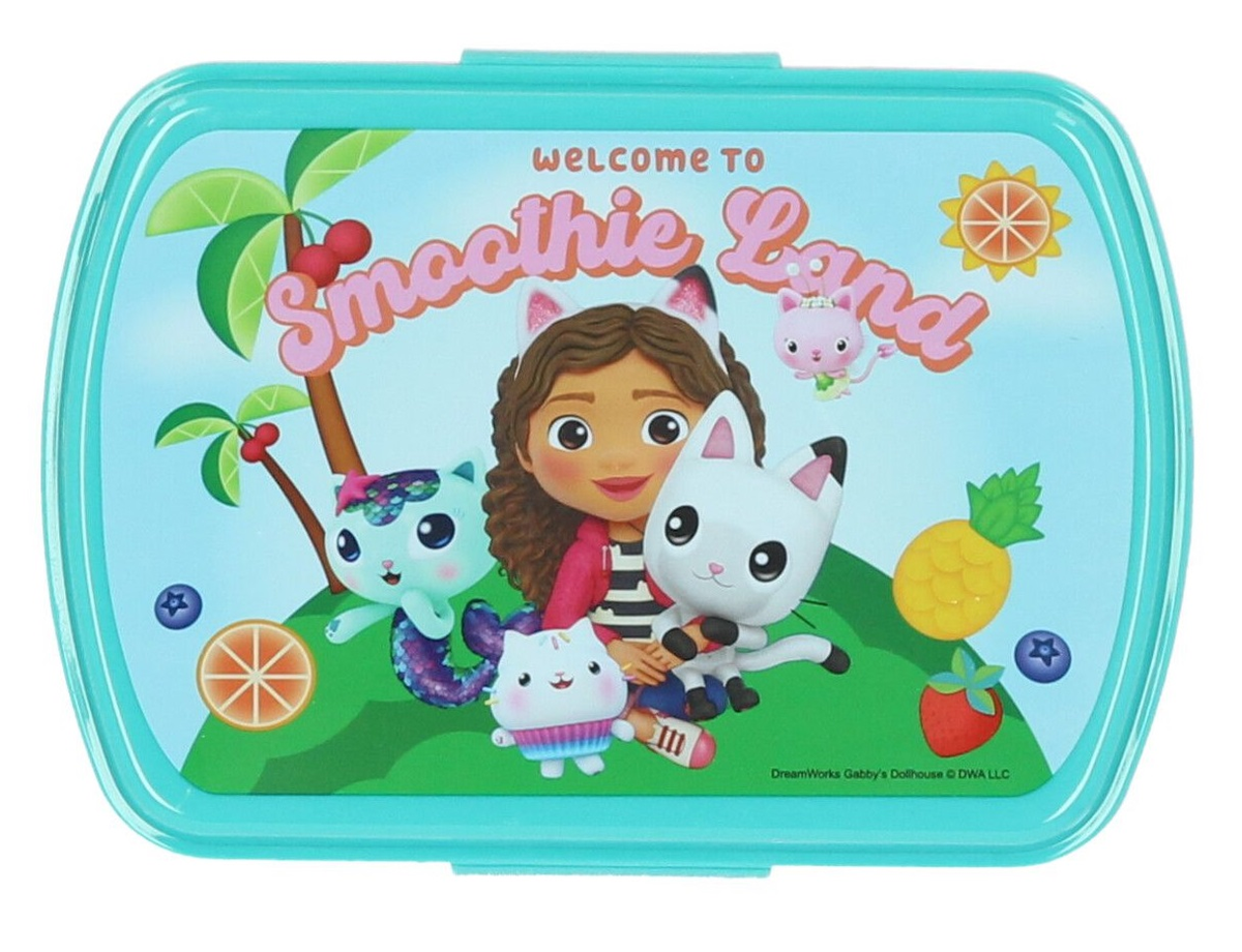Set Borraccia in Alluminio e Portamerenda Gabby's Dollhouse in Confezione - Gd00079