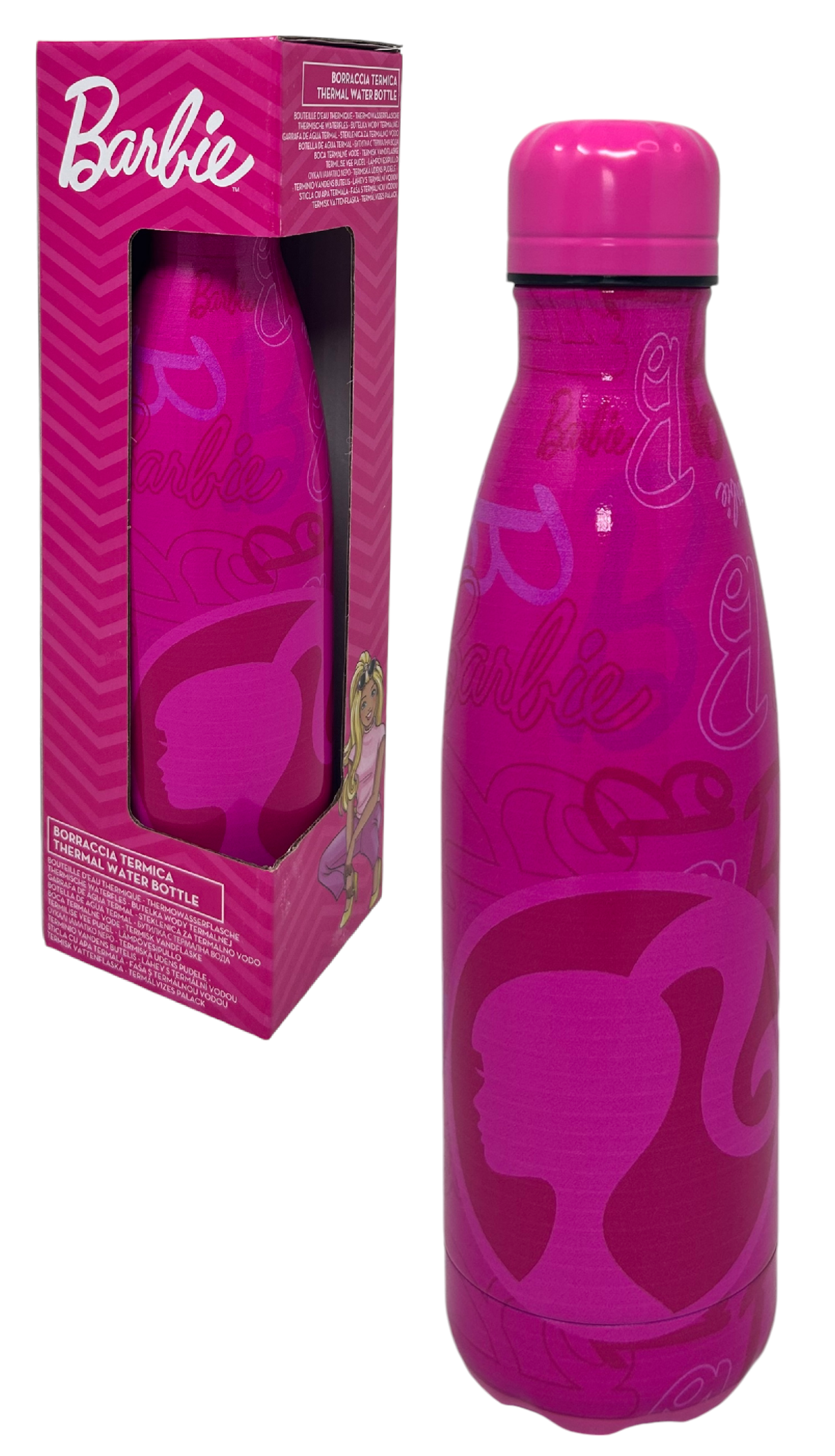 Bottiglia Termica Barbie Borraccia in Acciaio Inossidabile 500 Ml - B09000te/f