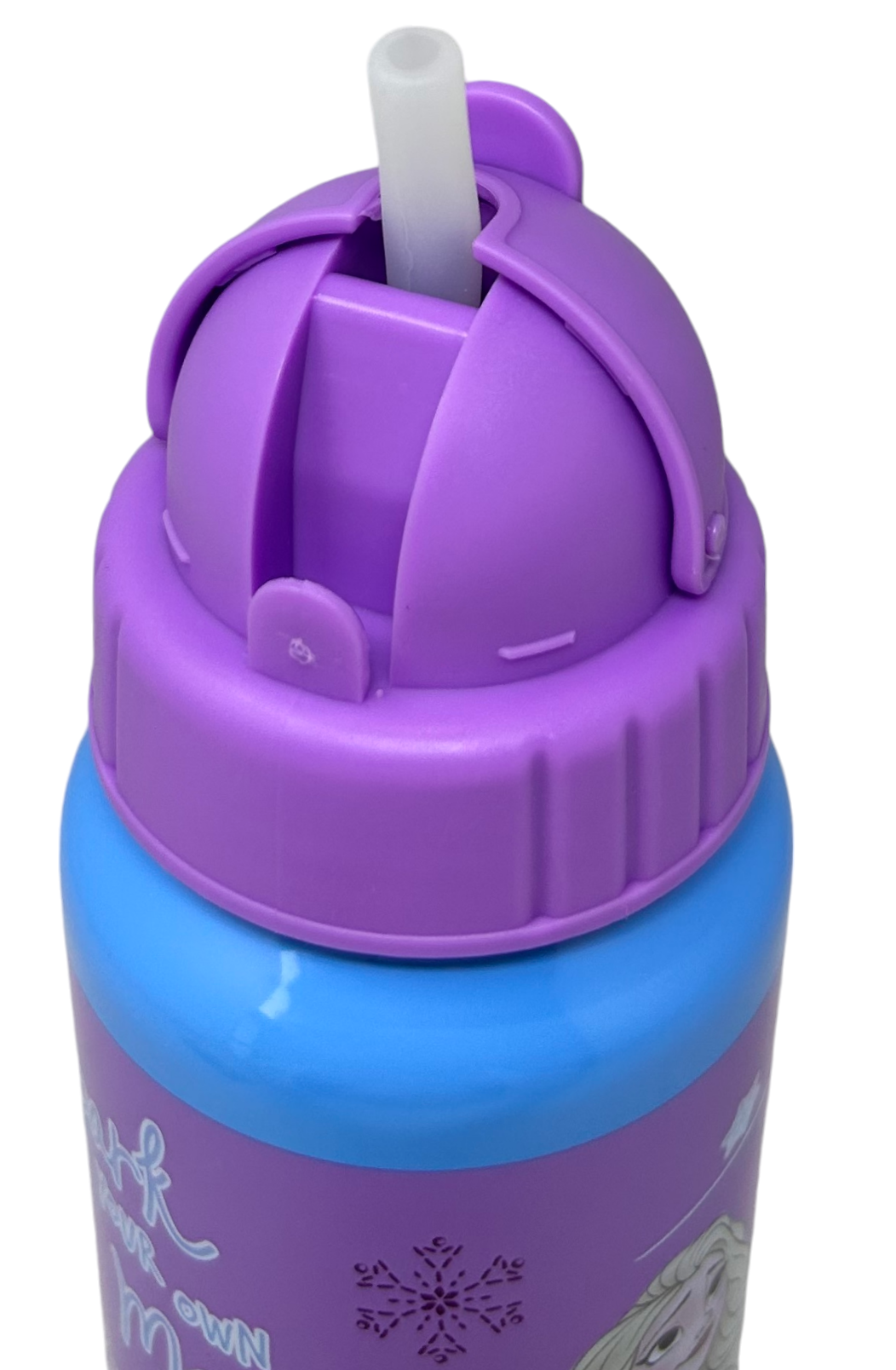 Borraccia in Alluminio con Cannuccia Frozen DISNEY Bottiglia per Bambini 550 Ml - D09504mc/v
