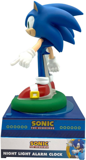 Lampada 3d Sonic the Hedgehog da Comodino Luce Notturna LED Sveglia Digitale - Snc3023m