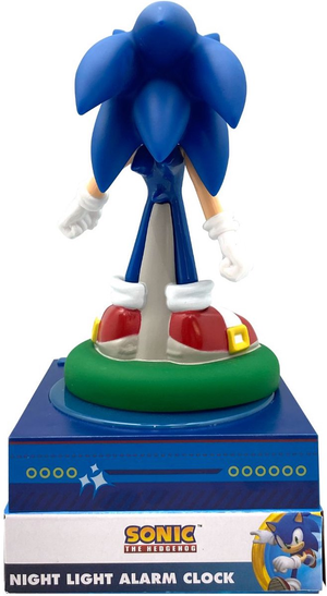 Lampada 3d Sonic the Hedgehog da Comodino Luce Notturna LED Sveglia Digitale - Snc3023m