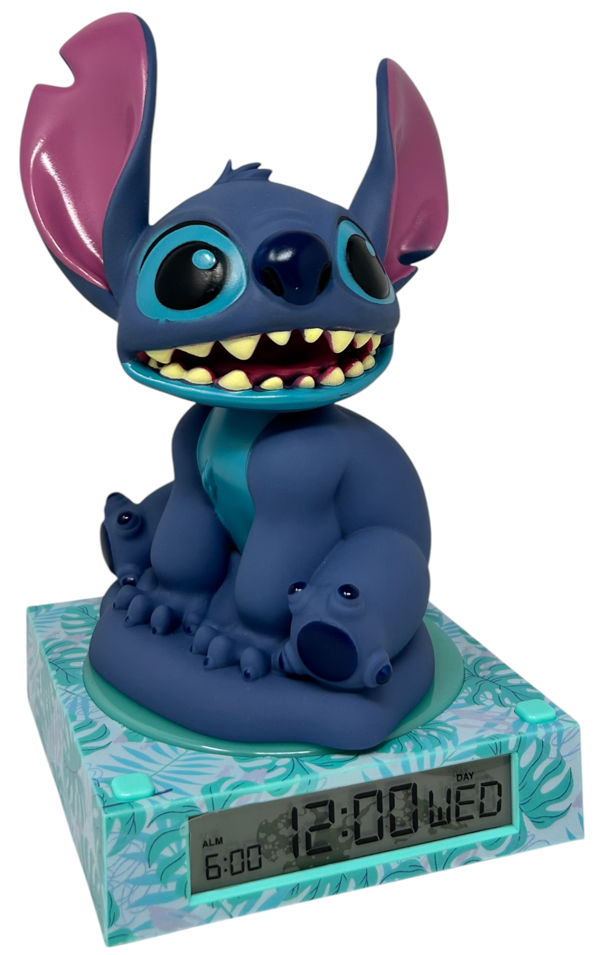 Lampada 3d Stitch DISNEY da Comodino Luce Notturna LED Sveglia Digitale - Las3055