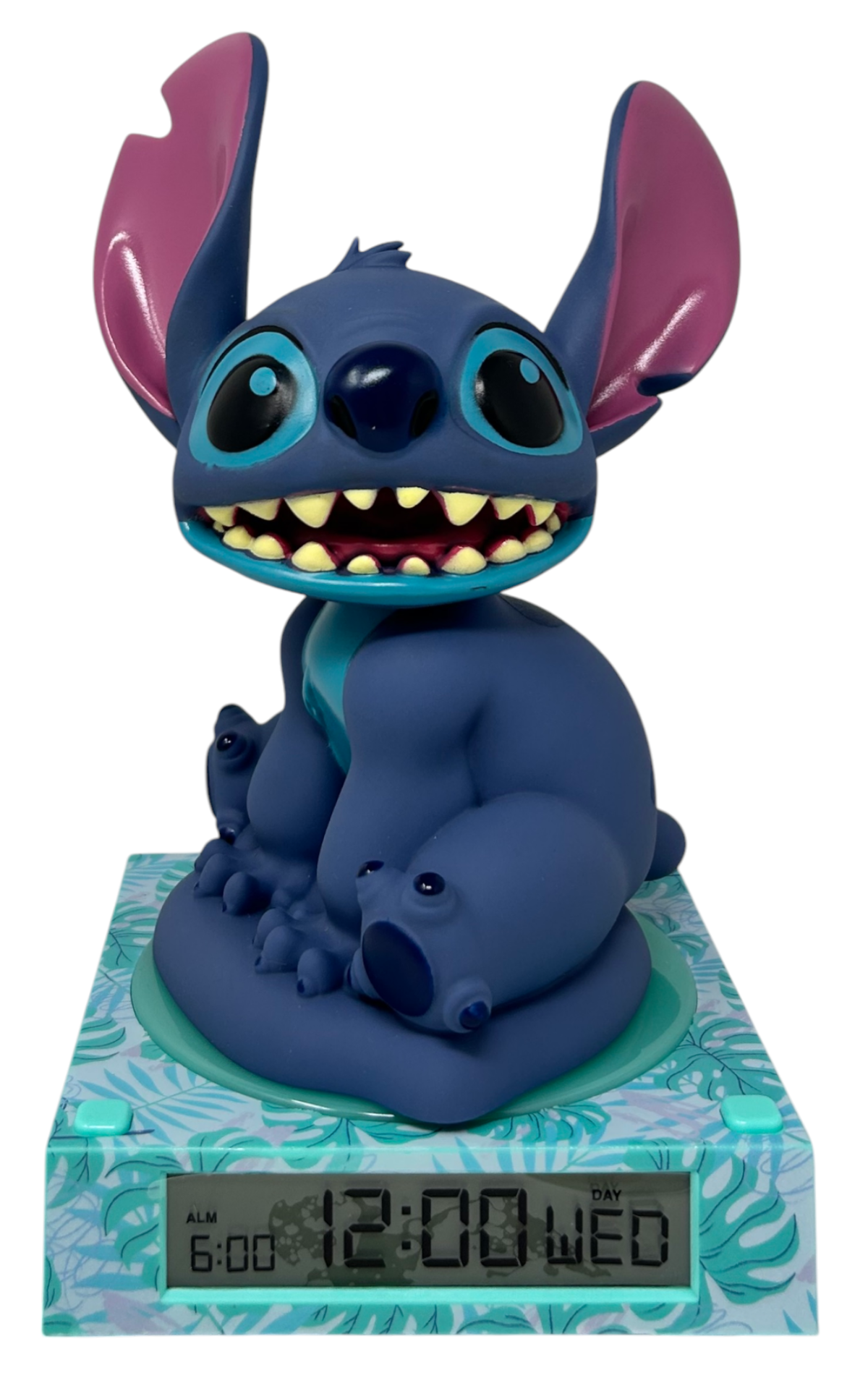 Lampada 3d Stitch DISNEY da Comodino Luce Notturna LED Sveglia Digitale - Las3055