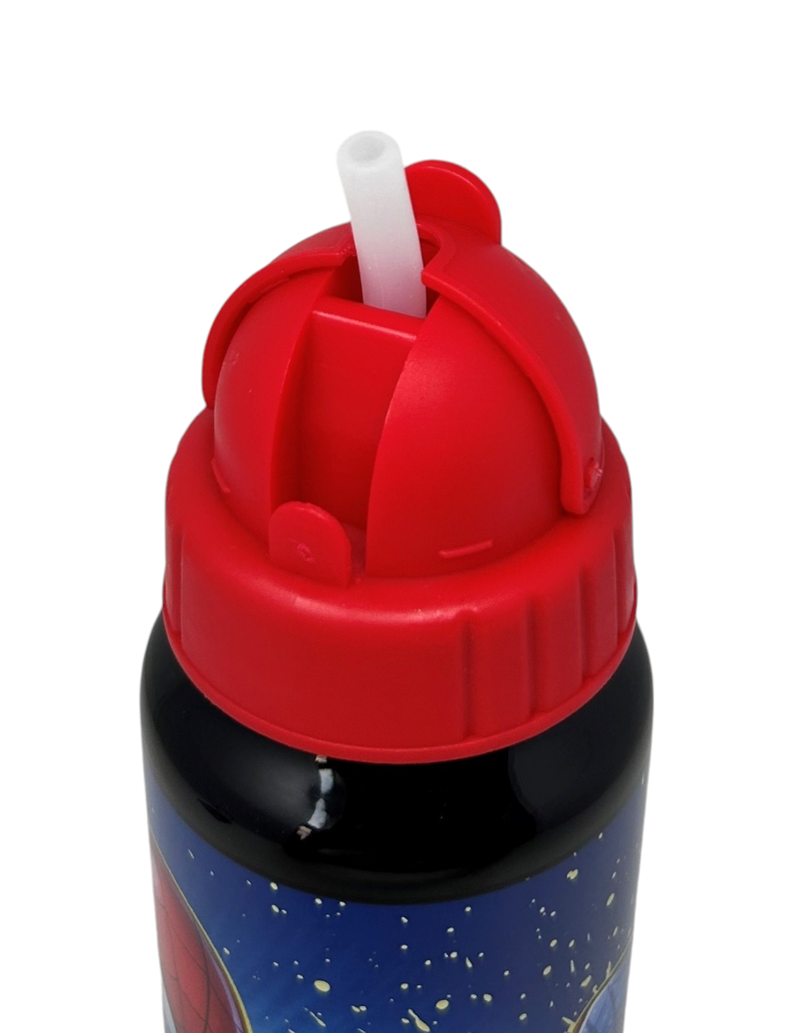 Borraccia in Alluminio con Cannuccia Spiderman MARVEL Bottiglia per Bambini 550 Ml - M09510mc/r