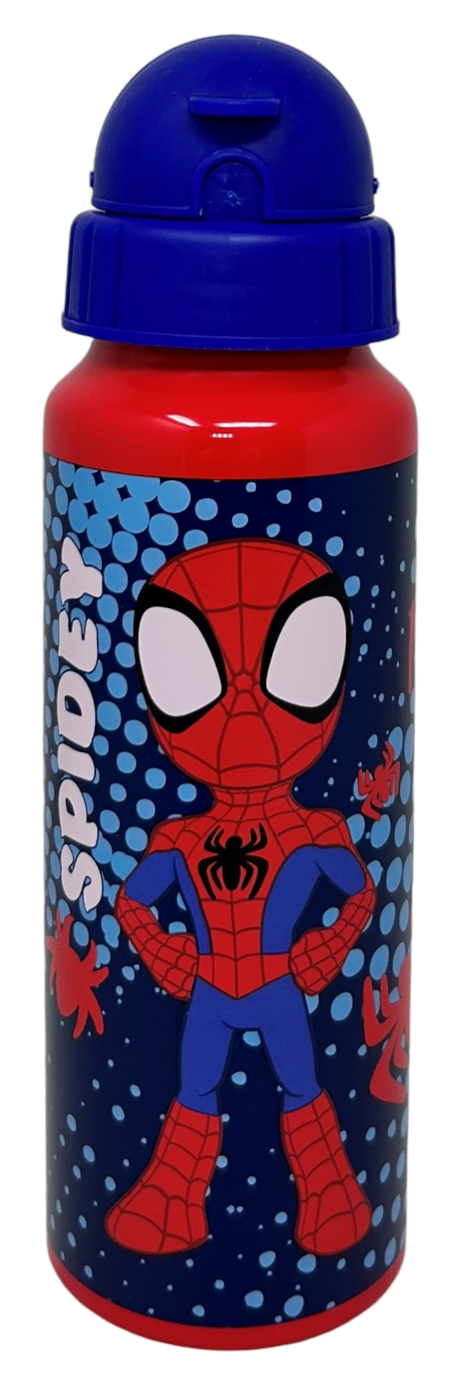 Borraccia in Alluminio con Cannuccia Spidey MARVEL Bottiglia per Bambini 550 Ml - M09509mc/b