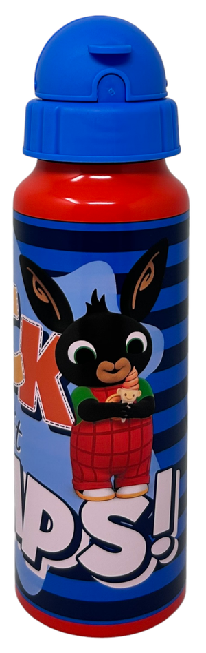 Borraccia in Alluminio con Cannuccia Bing Flop Bottiglia per Bambini 550 Ml - Q09515mc/b