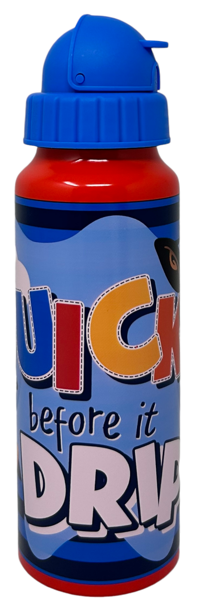 Borraccia in Alluminio con Cannuccia Bing Flop Bottiglia per Bambini 550 Ml - Q09515mc/b