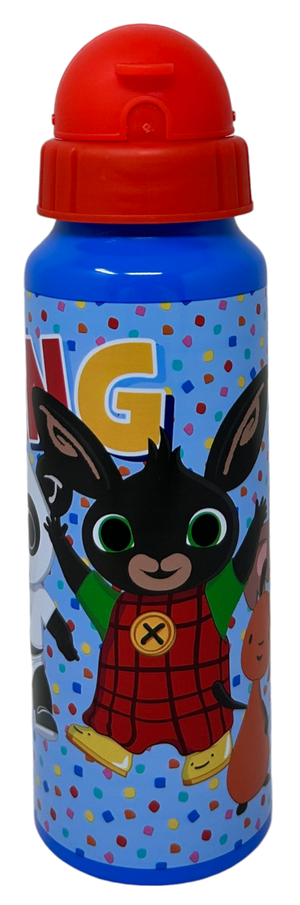 Borraccia in Alluminio con Cannuccia Bing Flop Bottiglia per Bambini 550 Ml - Q09515mc/r
