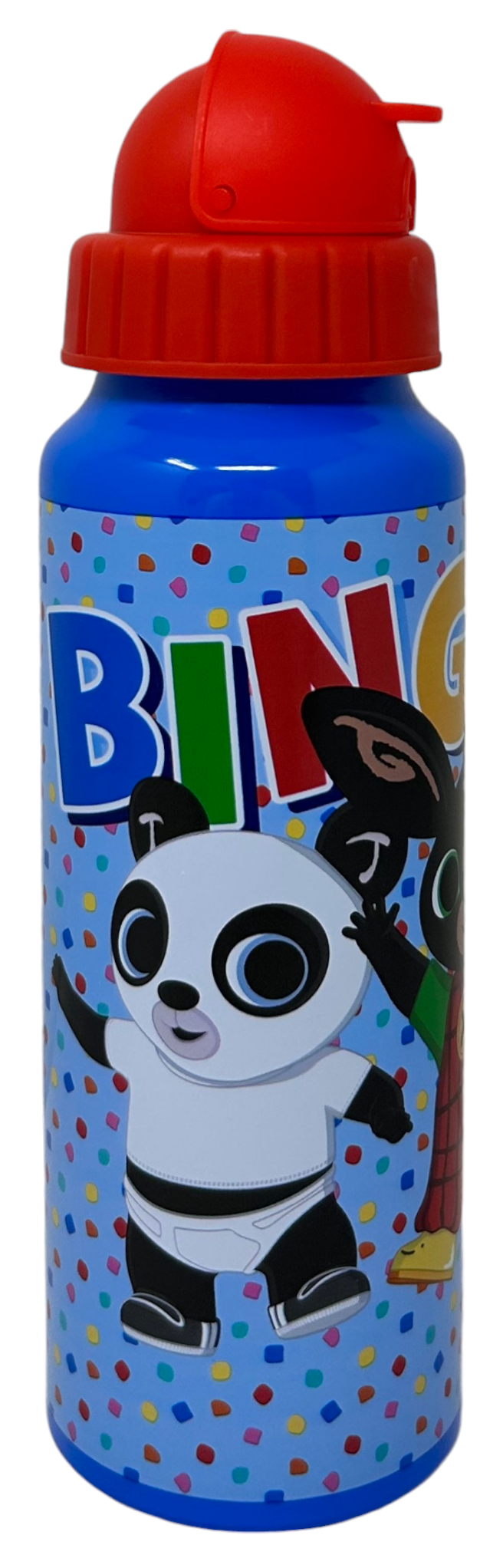 Borraccia in Alluminio con Cannuccia Bing Flop Bottiglia per Bambini 550 Ml - Q09515mc/r