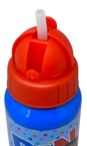 Borraccia in Alluminio con Cannuccia Bing Flop Bottiglia per Bambini 550 Ml - Q09515mc/r