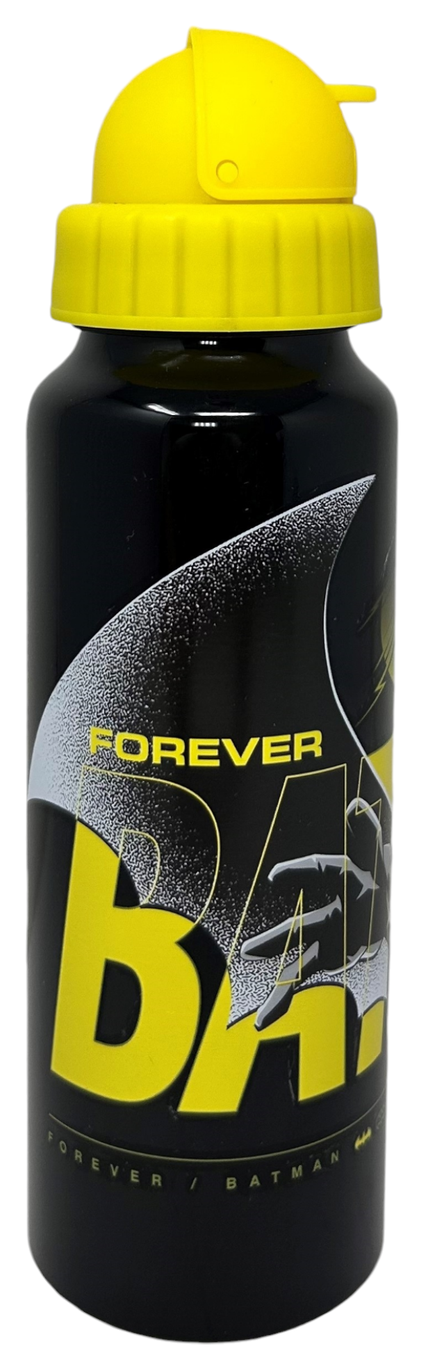 Borraccia in Alluminio con Cannuccia Batman Bottiglia per Bambini 550 Ml - L09513mc/g