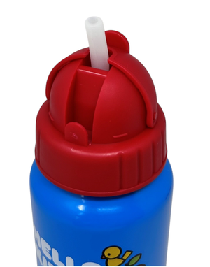 Borraccia in Alluminio con Cannuccia Hello Kitty Bottiglia per Bambini 550 Ml - H09501mc/r