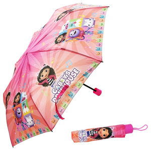 Ombrello Pieghevole Gabby's Dollhouse Accessorio per la Pioggia Bambini - O07593mc