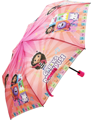 Ombrello Pieghevole Gabby's Dollhouse Accessorio per la Pioggia Bambini - O07593mc