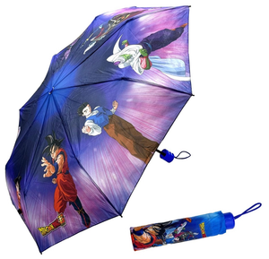 Ombrello Pieghevole Dragon Ball Accessorio per la Pioggia Bambini - A07607mc