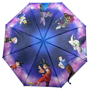 Ombrello Pieghevole Dragon Ball Accessorio per la Pioggia Bambini - A07607mc