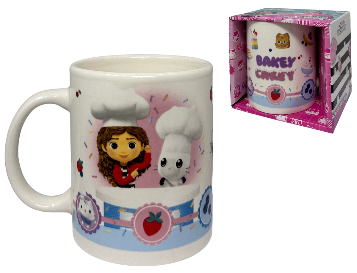 Tazza Mug Gabby's Dollhouse in Ceramica 350 Ml Confezione Regalo - O06593mc
