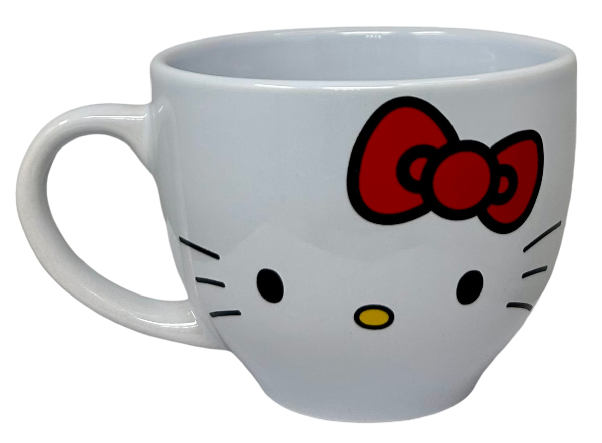 Tazza Larga Jumbo Hello Kitty in Ceramica 380 Ml Confezione Regalo -  H00492mc