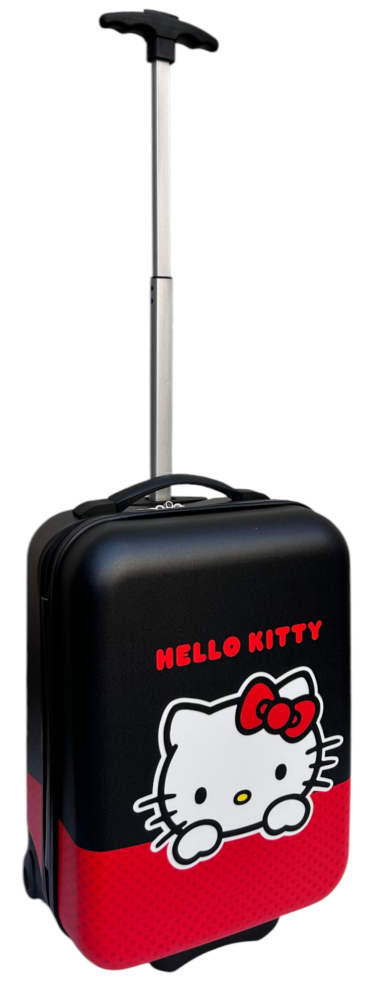 Trolley da Viaggio Hello Kitty Mini Valigia 2 Ruote in ABS Manico Allungabile - H09297mc