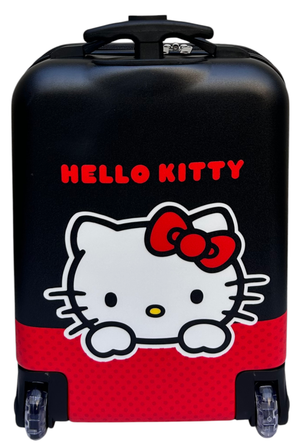 Trolley da Viaggio Hello Kitty Mini Valigia 2 Ruote in ABS Manico Allungabile - H09297mc
