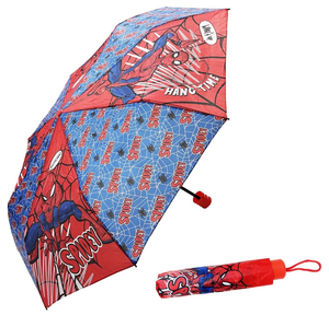 Ombrello Pieghevole Spiderman MARVEL Accessorio per la Pioggia Bambino - M08904mc
