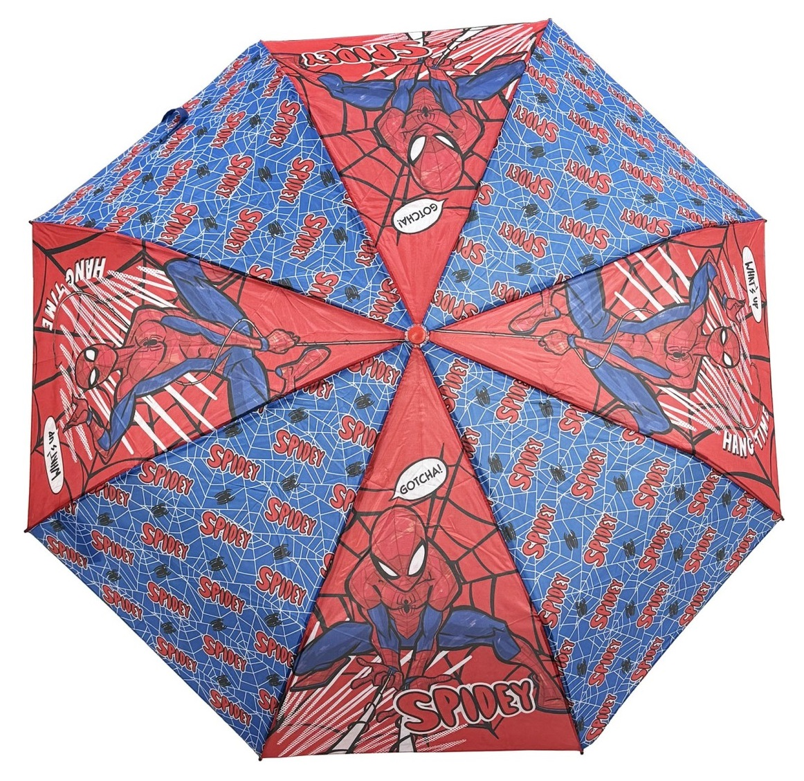 Ombrello Pieghevole Spiderman MARVEL Accessorio per la Pioggia Bambino - M08904mc