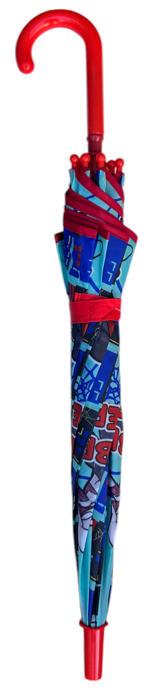 Ombrello Spiderman MARVEL Accessorio per la Pioggia Bambino con Apertura Manuale - M08905mc