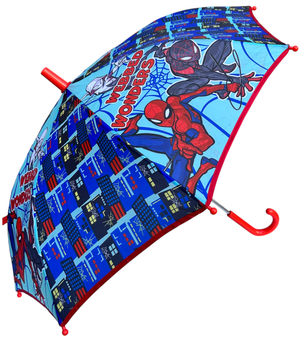 Ombrello Spiderman MARVEL Accessorio per la Pioggia Bambino con Apertura Manuale - M08905mc