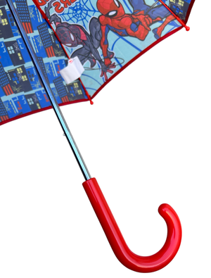 Ombrello Spiderman MARVEL Accessorio per la Pioggia Bambino con Apertura Manuale - M08905mc