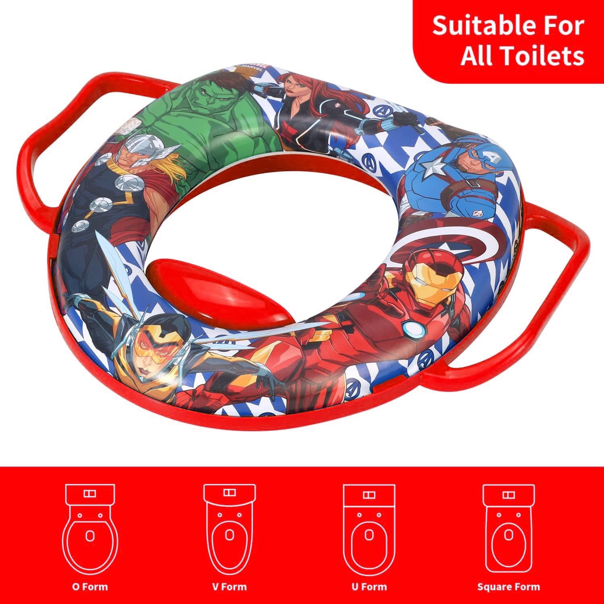 Riduttore Adattatore Wc Vasino Bagno Avengers Supereroi MARVEL - 05021