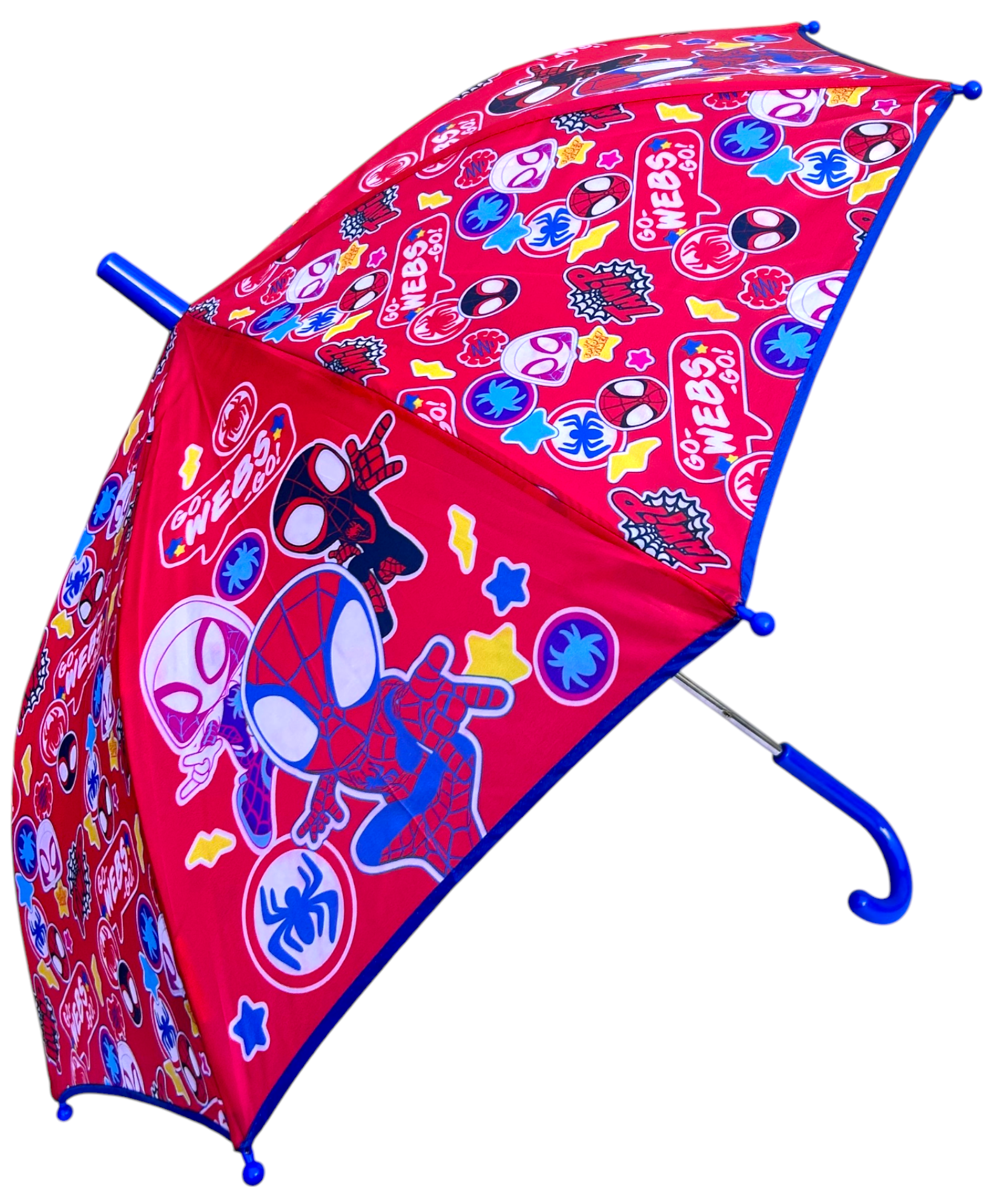 Ombrello Spidey MARVEL Accessorio per la Pioggia Bambino con Apertura Manuale - M07615mc