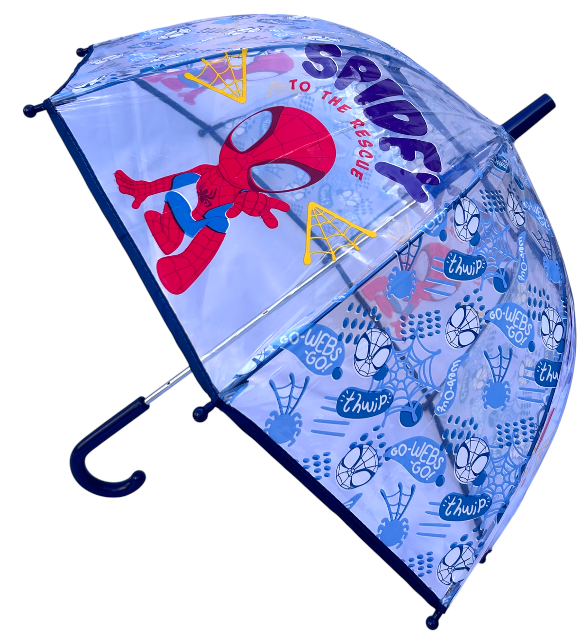 Ombrello a Campana Spidey MARVEL Accessorio per la Pioggia Bambino - M07616mc