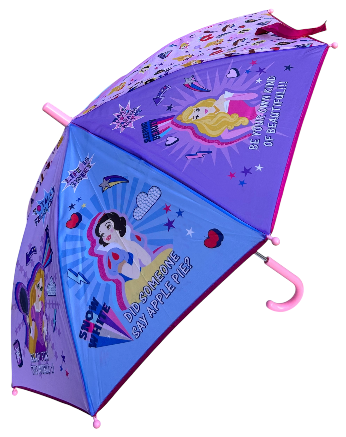 Ombrello Principesse DISNEY Accessorio per la Pioggia Bambino con Apertura Manuale - D08891mc